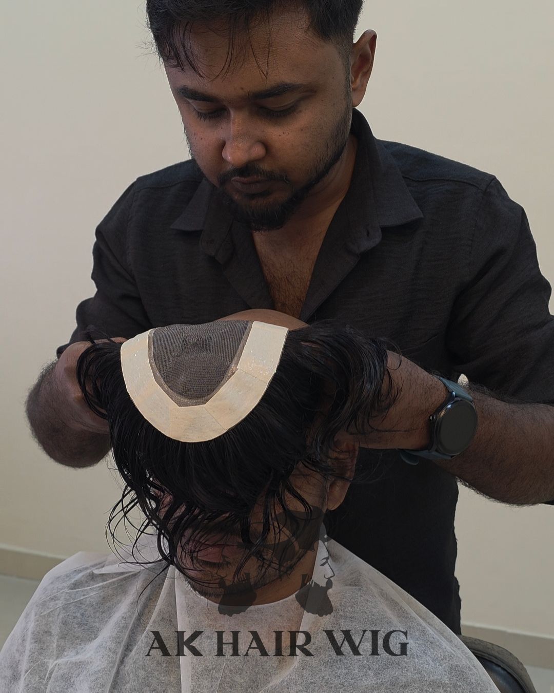 Hair Patch in Kolkata Before After Result – AK Hair Wig